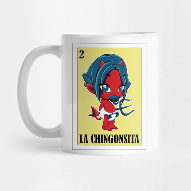 Loteria Mexicana Art - Mexican Lottery Design for Kids - La Chingonsita by HispanicStore